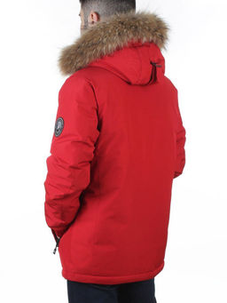 6587 RED Куртка мужская зимняя "Аляска" (200 гр. холлофайбер)