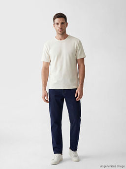 Bisiklet Yaka Erkek Penye Ti??rt