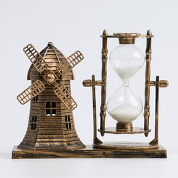 Часы песочные «Мельница», сувенирные, 15.5×7×12.5 см