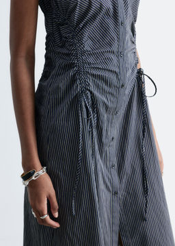 Vestido midi sin mangas con cord?n de ajuste - H&m фото 4