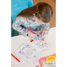 Цена за 2 шт. Раскраска для девочек Принцесса, 16 стр., с наклейками