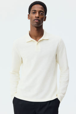 Polo de manga larga Slim Fit - H&m фото 2