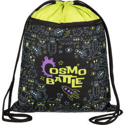 Мешок для обуви Комус Класс Cosmo Battle, 360х470 мм, карман, МО-26-2