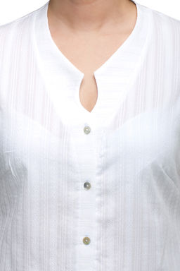 Блуза белая офисная - Olsi фото 6