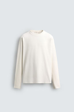 MEDIUM WEIGHT ORIGINS LONG SLEEVE T-SHIRT - Zara фото 15