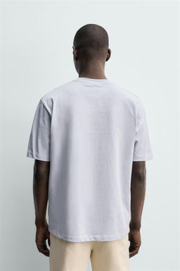 CAMISETA HEAVYWEIGHT MANGA CORTA / Hielo - Zara фото 3