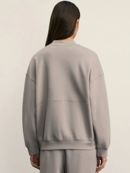 Толстовка на молнии с декоративными швами / Zarina  фото 5