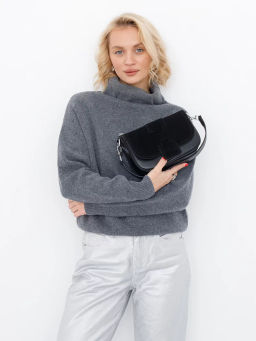 Сумка 1114CF black Polina&Eiterou