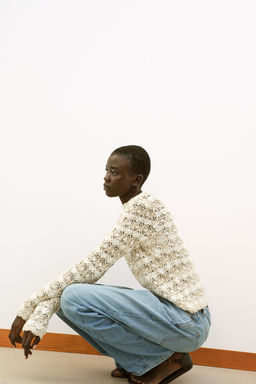 TEXTURED KNIT JUMPER - Zara фото 23