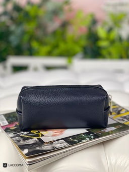 LACCOMA косметичка 1070-21-F001-темно-синий эко кожа хлопок