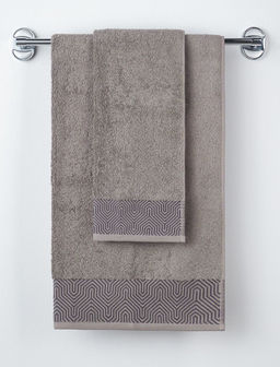 -10% Полотенце Калипсо 70х140 см Серый - Ecotex фото 5