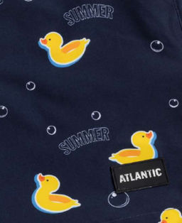 ATLANTIC KMB-220 Шорты мужские пляжные Summer Duck темно-синий фото 4