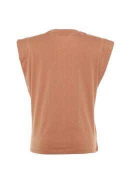 TRENDYOLMILLA Siyah %100 Pamuk Vatka Gorunumlu Basic Bisiklet Yaka Orme T-Shirt TWOSS20TS0021  фото 8