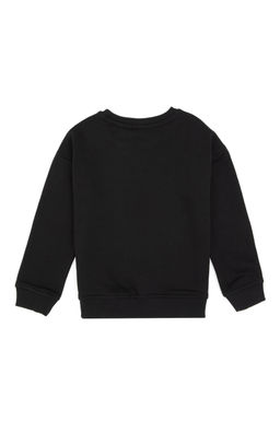 Erkek _ocuk Siyah Bisiklet Yaka Basic Sweatshirt - U.s. polo assn фото 3