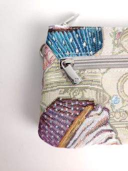 Миниатюрная женская сумка через плечо из гобелена - L-craft фото 4