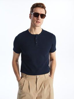 Bisiklet Yaka K?sa Kollu Erkek Ti??rt