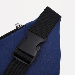 Поясная сумка на молнии, наружный карман, цвет синий - Simaland фото 4