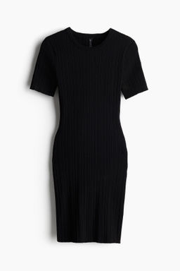 Vestido ajustado en punto de canale - H&m фото 9