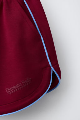 BERMUDA SPORTY CONTRASTE / Burgundy - Zara фото 6