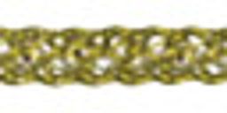 "FAYCRAFT" Цепочка вязаная декоративная SCJ 3 мм 1 м СК/Распродажа салатовый/под серебро