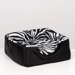 Дом-трансформер квадратный 43 х 43 х 34 см, расцветка зебра - Пижон фото 6