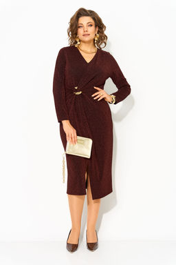 Платье Liliana 1497 горький шоколад