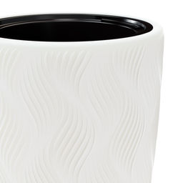 Кашпо "Флэйм" 61л (со вставкой 289х230мм) (белый) М8885