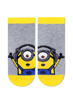 Цена за 2 пары БРЕСТСКИЕ Носки детские MINIONS 3095 серый меланж 20С3095 рис 708