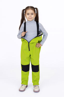 Комбинезон демисезонный из софтшелла зеленый - Arctic kids фото 17