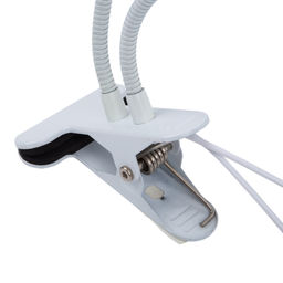 ULT-P35M-15W/SPLE/TM IP40 WHITE LEAF Светильник для растений светодиодный с таймером, на прищепке. Спектр для фотосинтеза. TM Uniel