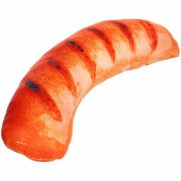 Цена за 3 шт. Игрушка для щенков, собак мелких и средних пород "Сосиска", с пищалкой, 15*4см (лейбл)