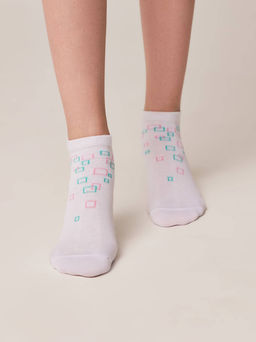 Цена за 2 пары Носки короткие Conte Elegant, белый  фото 2