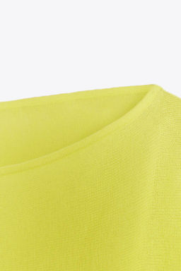 PLAIN KNIT LAYER TOP - Zara фото 12
