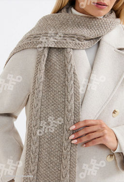 Шарф из 100% монгольской шерсти (арт. 05121) - Тод оймс ххк фото 6