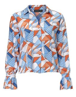 Блузка, пестрая - Patrizia dini фото 2