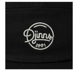 Бейсболка DJINNS арт. 5P Soft Flat Cap Summer Knit (черный)  фото 3