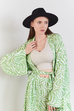 Костюм SET056/01/Салатовый, белый