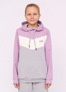 CRB wear / CWJG 90114-45 Костюм для девочки (толстовка, брюки),лаванда/Ex.Cherubino