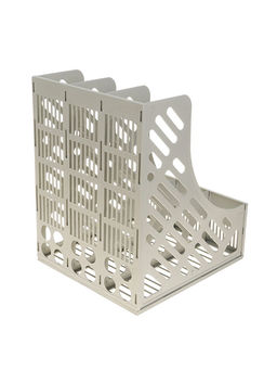 Лоток вертикальный, 3-х секционный, разборный, чёрный