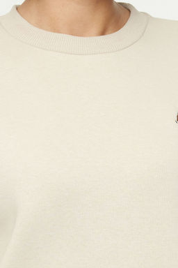 Tas Animal Nak?sl? Regular/Normal Kal?p Kal?n Ici Polarl? Orme Sweatshirt TWOAW24SW00196