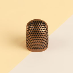 Цена за 2 шт. Напёрсток раздвижной, для длинных ногтей, размер М, цвет бронзовый