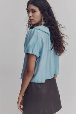 Blusa con lazadas - H&m фото 5