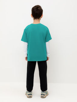 КР 400583-1/черный брюки для мал