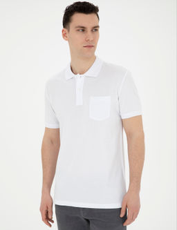 Beyaz Regular Fit Basic Ti__rt - Pierre cardin фото 10