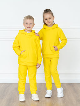 Костюм детский флисовый желтый7043г(ш) (110, 60)