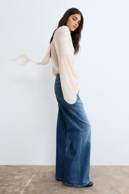 Wide Ultra High Jeans - H&m фото 10