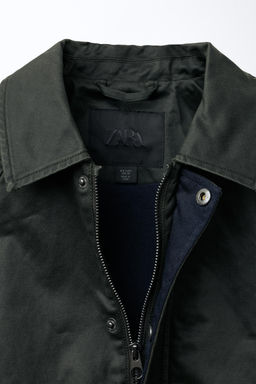 LABEL WAXED JACKET - Zara фото 7