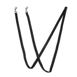 Сворка для двух собак, каждая 90 х 1,5 см, чёрная - Пижон фото 2