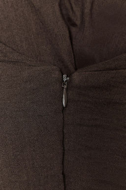 RUFFLED SHORT GAUZE DRESS - Zara фото 12