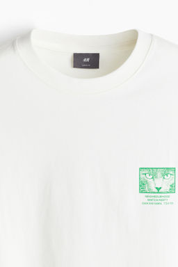 Camiseta con motivo estampado Loose Fit - H&m фото 29